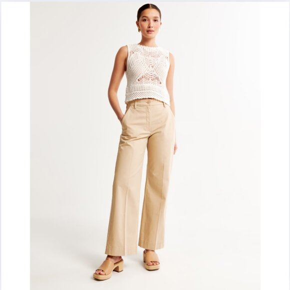 Abercrombie Macrame-Inspired Crew Tank - Picture 3 of 10